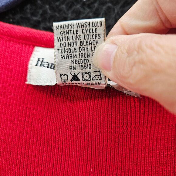 Hampshire Studio Womens Tank Top Red Size Small 100% Cotton Pullover Sleeveless - Picture 6 of 12